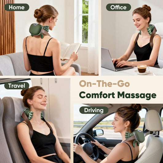 Omumax 2026 Upgraded BionicHand ShoulderMassager Electric HeatingWireless
