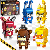 Five Nights Security Breach Building Blocks Toys, Classic Horror Game Five Nights 5 Pcs Action Figures, Great Birthday Presents for Teens, Collectible Present for Game Fans(988PCS)